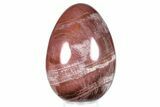 Colorful, Polished Petrified Wood Egg - Madagascar #286068-1